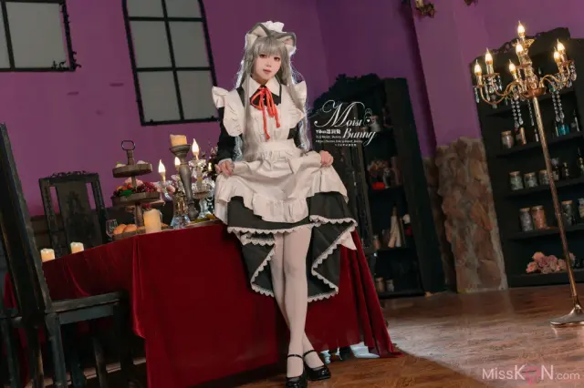 Coser@黏黏团子兔: 2月月票特典『菲奇子女仆』 (43 photos + 1 video)