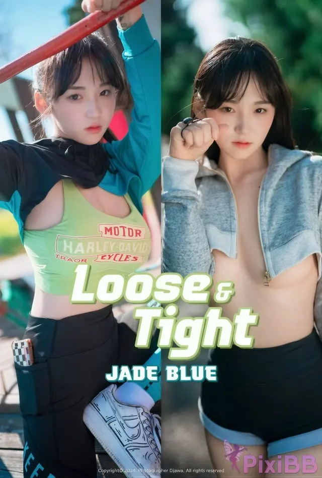 [AI Enhanced] DJAWA Photo: HENDOONG (혠둥이) – Loose and Tight Jade Blue (50 photos)