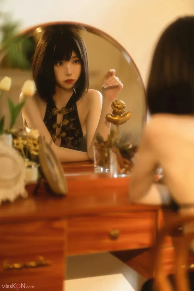 Coser@许岚LAN: 纯欲黑纱 (40 photos)