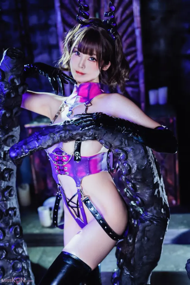 Coser@蜜汁猫裘: 触手魅魔 (85 photos + 2 videos)