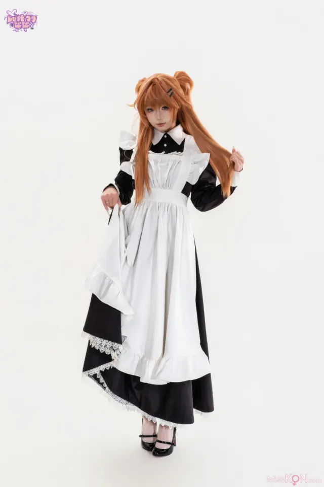 Coser@柒柒要乖哦 - EVA 明日香女仆 (69P)