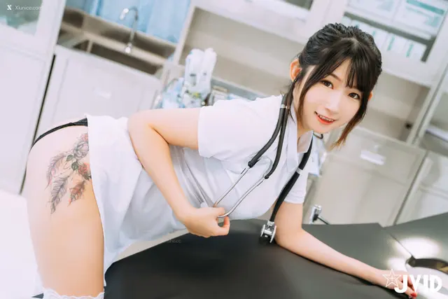 JVID – 肉包Mini & 白金 – 性处理专门病栋-痴女护理师性感-专门帮累积性欲的患者提供口交的治疗服务 (121 photos)