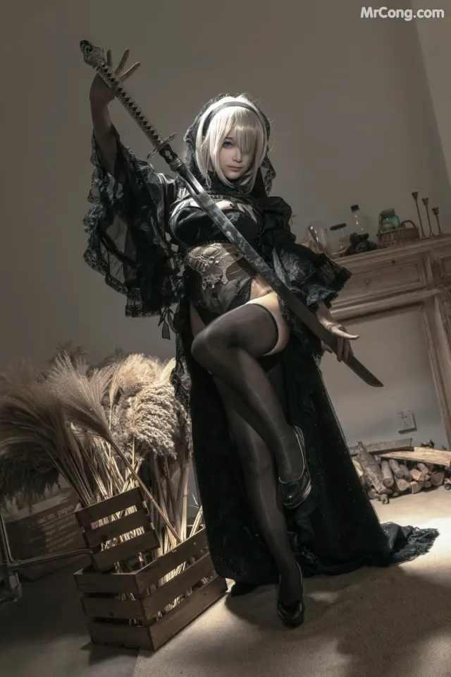 Coser@蠢沫沫 (chunmomo) Vol.099: 尼尔纪元 黑花嫁 (20 photos)