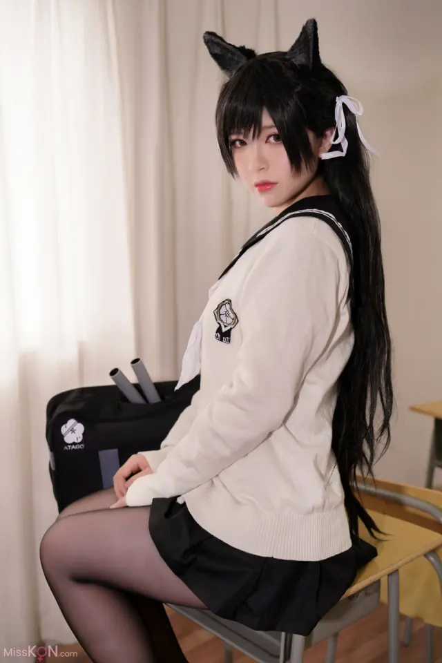 Coser@半半子: 爱宕 学园幻想曲 (25 photos)