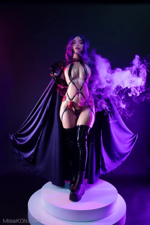Coser@UmekoJ: Raven Latex Lingerie (119 photos)