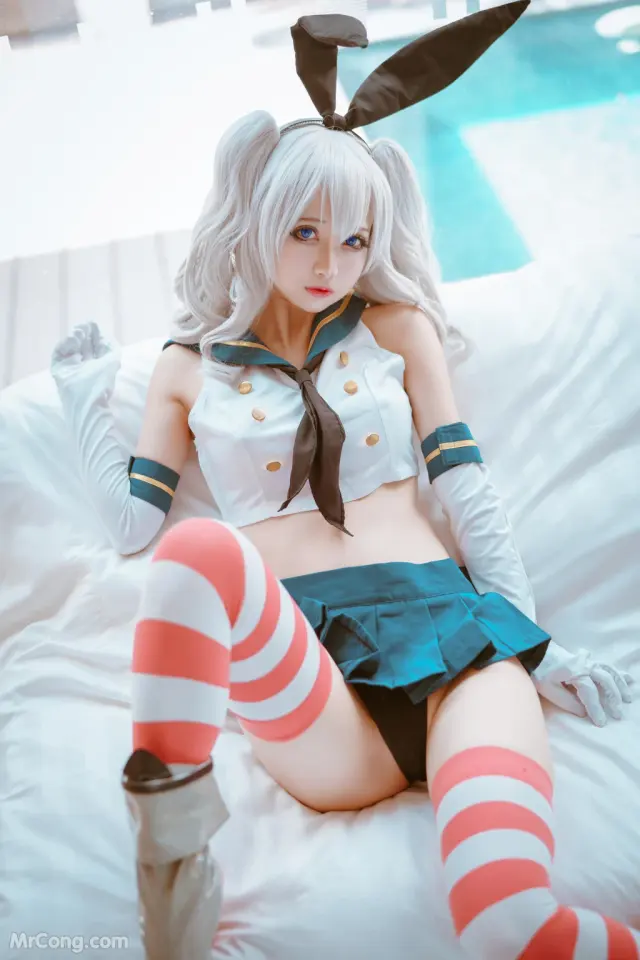 Coser@沖田凜花Rinka: 鹿岛风(舰队collection) (13 photos)
