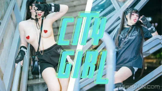 Coser@落落Raku: 城市女孩 (47 photos)