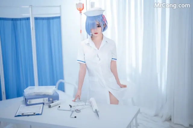 Coser@桜井宁宁 Vol.055: 雷姆护士 (108 photos)