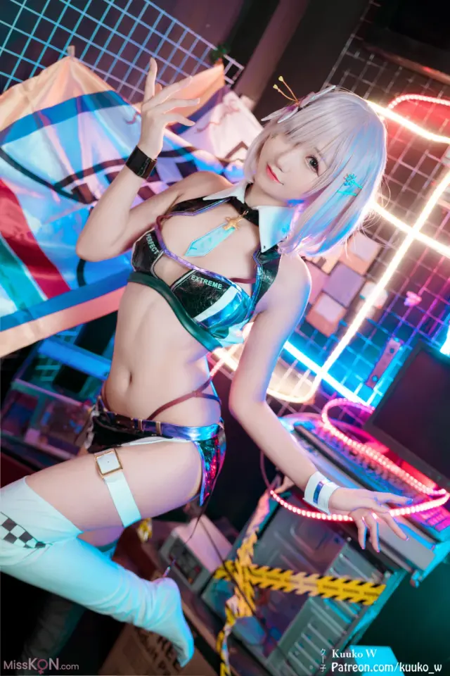 Coser@KuukoW No.151: Race Queen Mashu (16 photos)