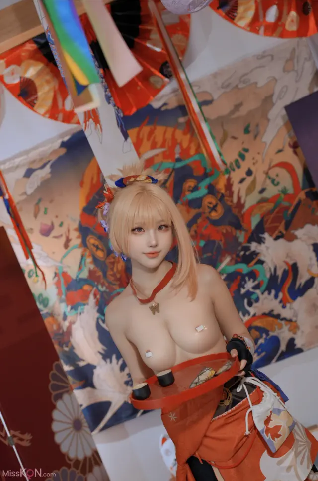 Coser@CatDemon喵崽 (你的喵崽): 原神 宵宫+S (111 photos)
