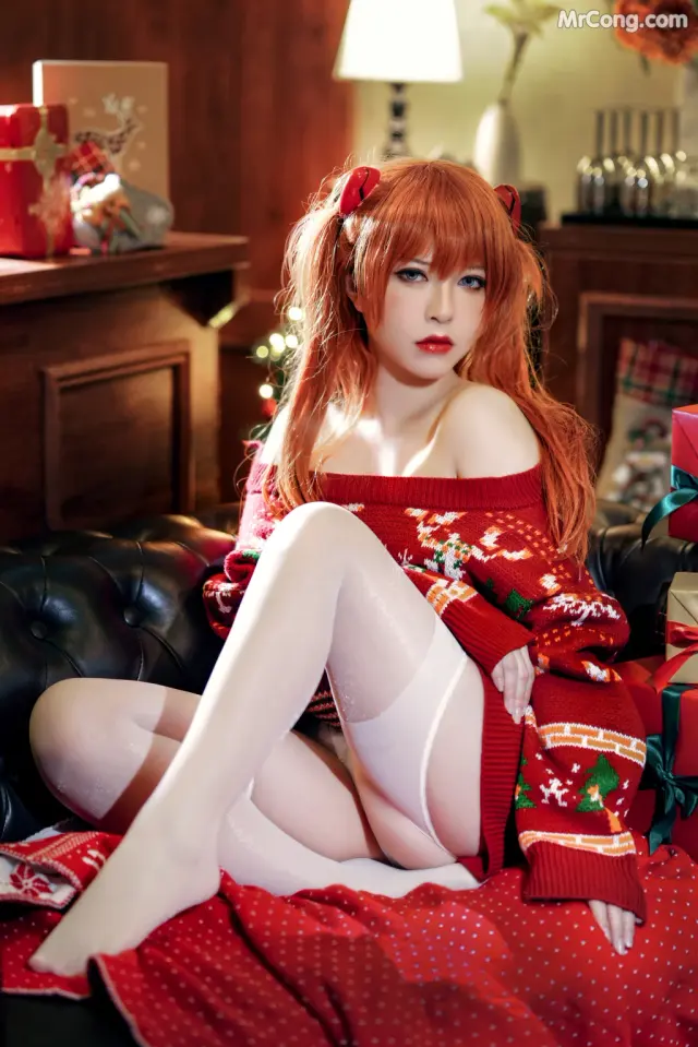 Coser@半半子: 式波・ASUKA Christmas (41 photos)