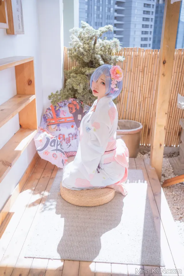 Coser@爆机少女喵小吉 (Nekokoyoshi): 双子 – 拉姆蕾姆 (103 photos + 4 videos)