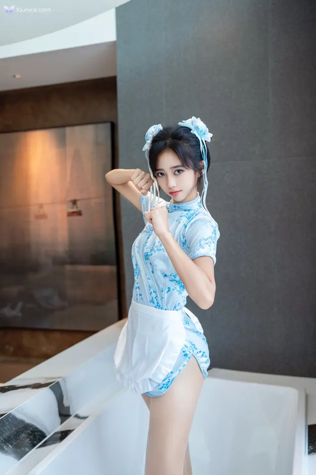Xiuren Uncensored 4K 时安安 – R18 秀人网模特 春丽青花瓷 (90 photos)