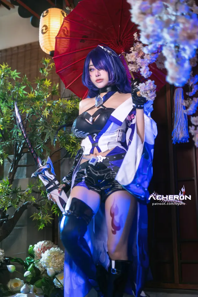 Coser@Byoru: Acheron – HonkaiStar Rail (57 photos + 11 videos)