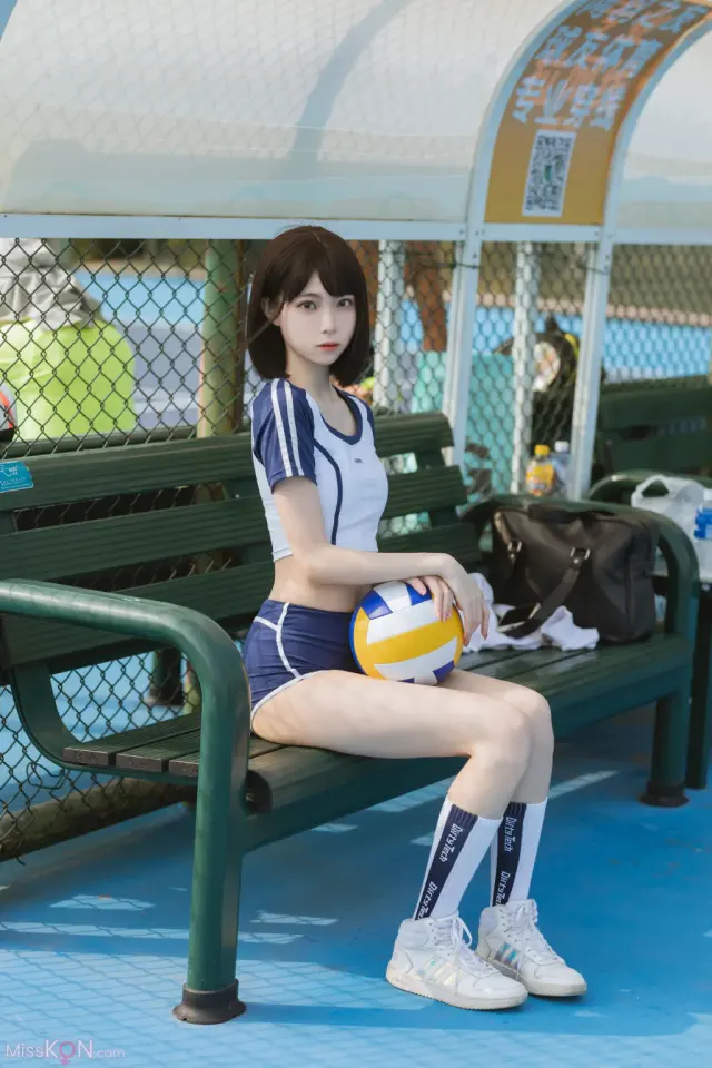 Coser@许岚LAN: 夏日运动服 (40 photos)