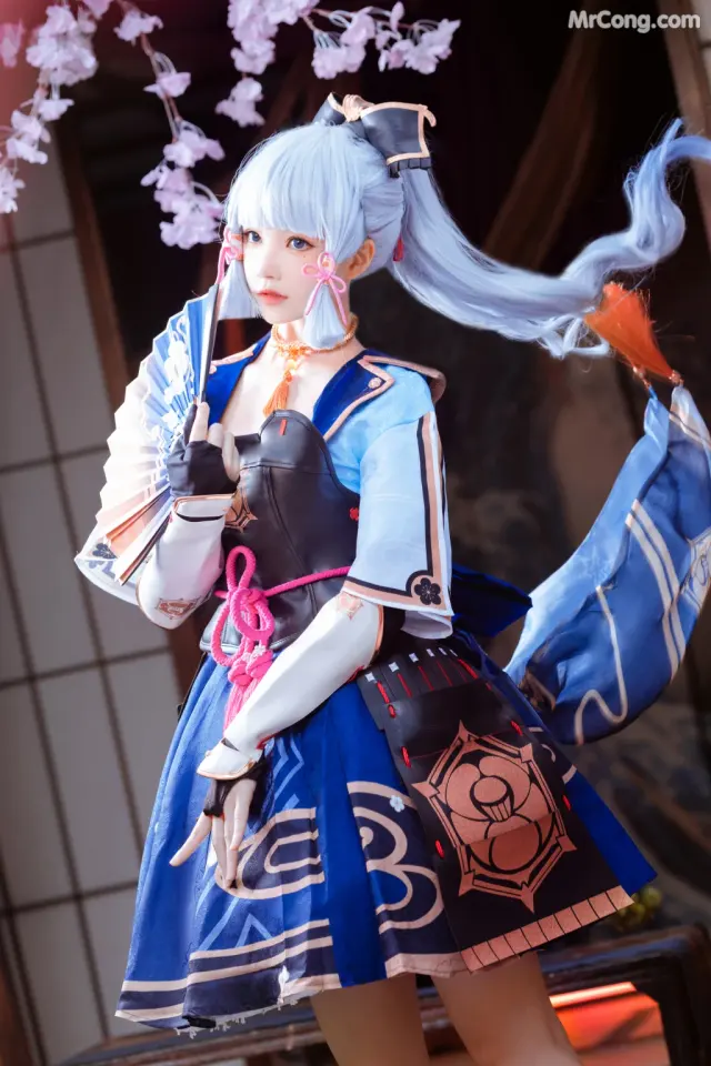 Coser@桜桃喵 Vol.130: 神里绫华 (34 photos + 2 videos)