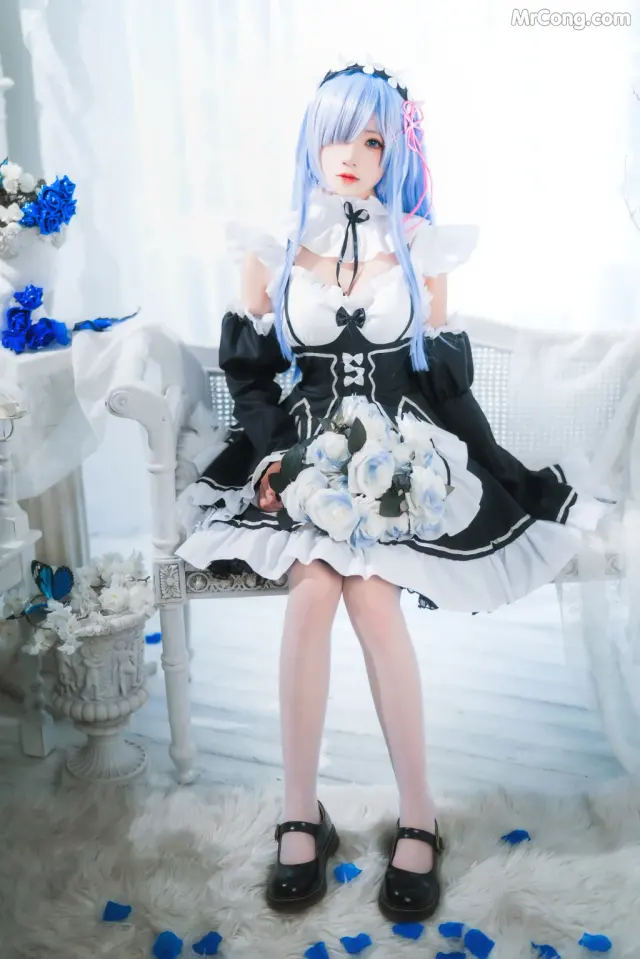 Coser@桜桃喵 Vol.132: 长发蕾姆 (89 photos)