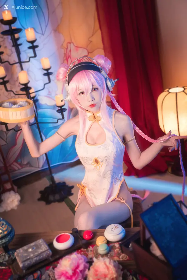Coser@水淼Aqua Vol.023: 索尼子 旗袍 内景
