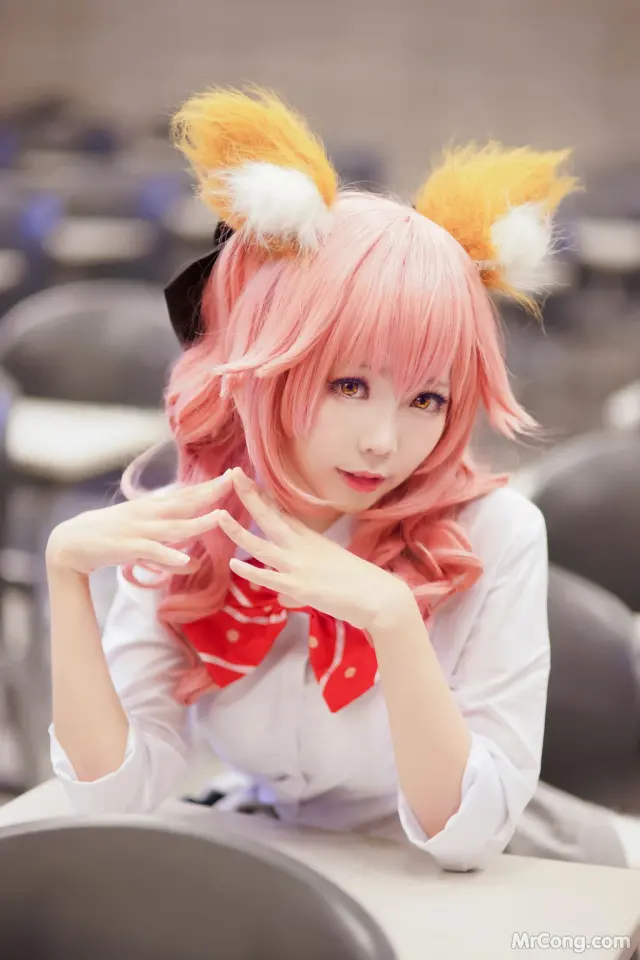 Coser@Ely_eee (ElyEE子): 玉藻前JK (32 photos)