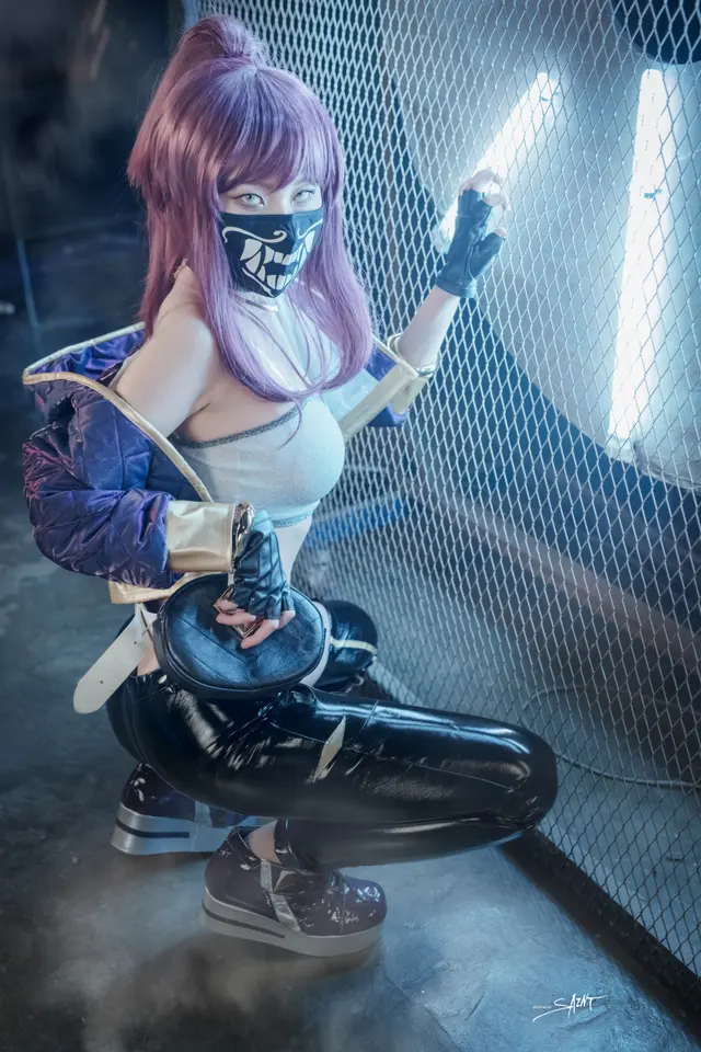 SAINT Photolife – Yuna (유나): Yuna’s Cos Vol.04 – KDA Akali & Nier Automata 2B (65 photos)