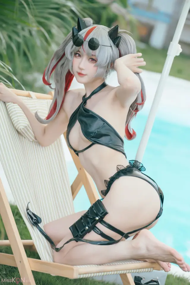 Coser@阿包也是兔娘: 碧蓝航线阿诺德 (38 photos)