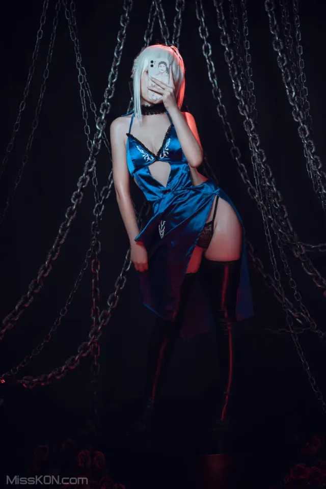 Coser@爆机少女喵小吉 (Nekokoyoshi): Fate Stay Night 黑呆 (92 photos)