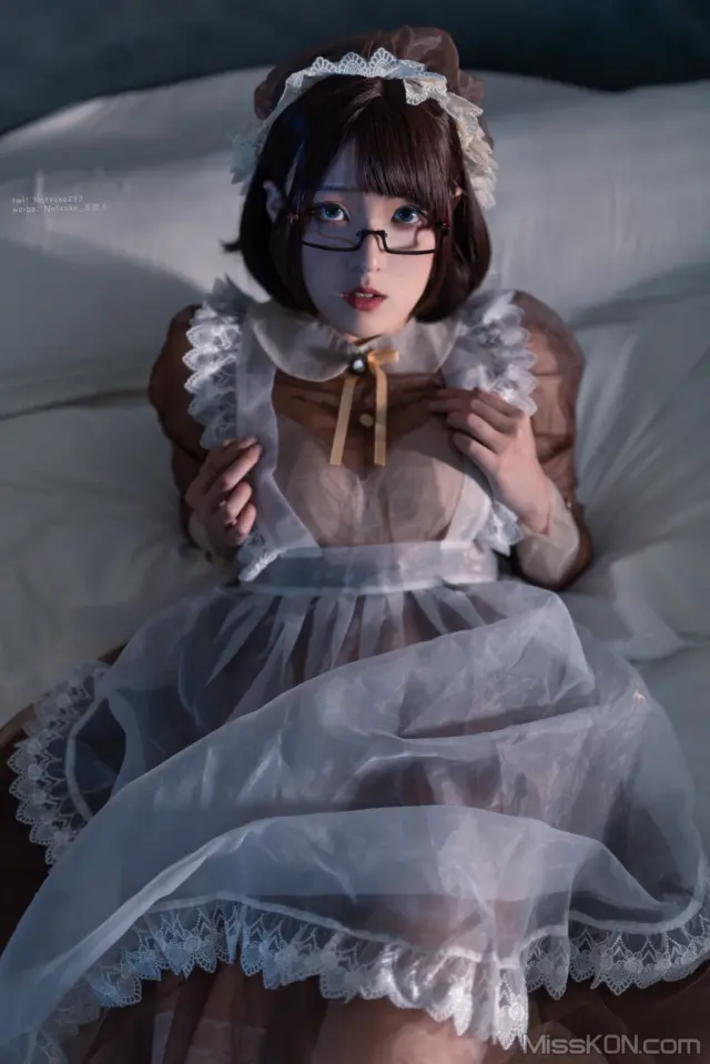 Coser@Natsuko夏夏子: 透明女仆 (76 photos)
