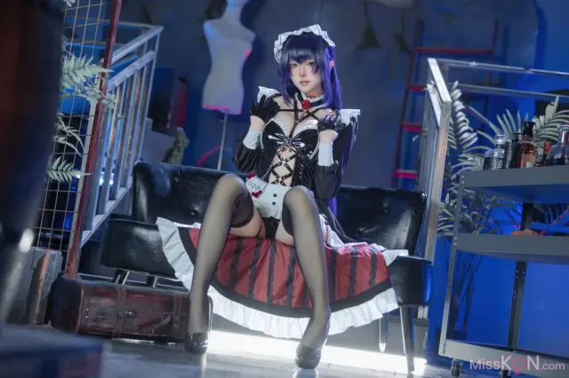 Coser@屿鱼: Nikke胜利女神 米哈拉·咖啡女仆 (80 photos)