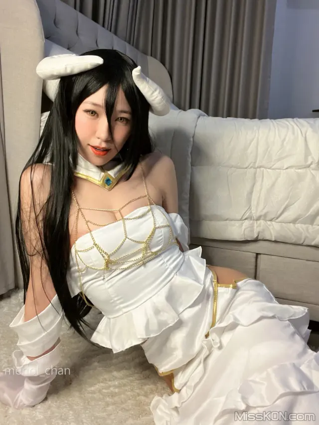 Coser@Meriol Chan: Albedo Cosplay Overlord (70 photos + 4 videos)