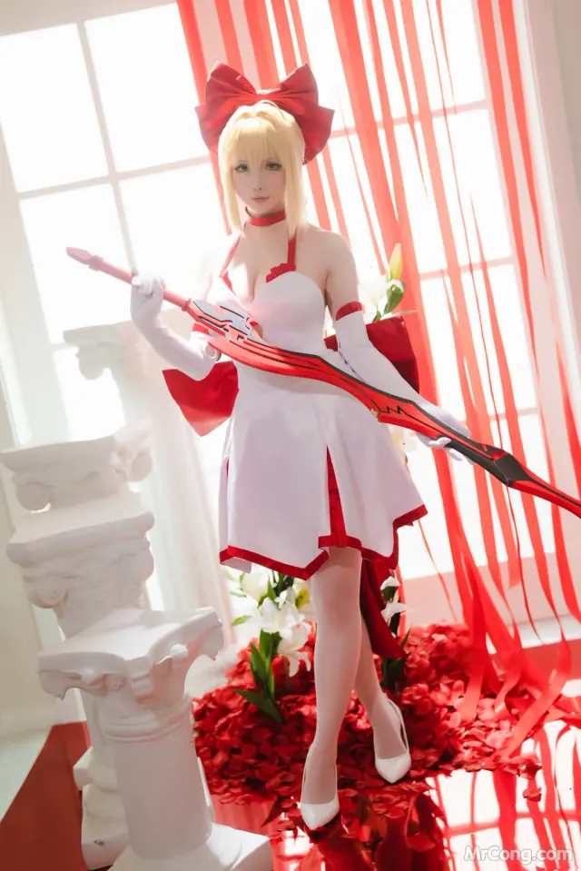 Coser@星之迟迟Hoshilily: 2023 6月计划A FATE-EXTELLA 尼禄 (43 photos)