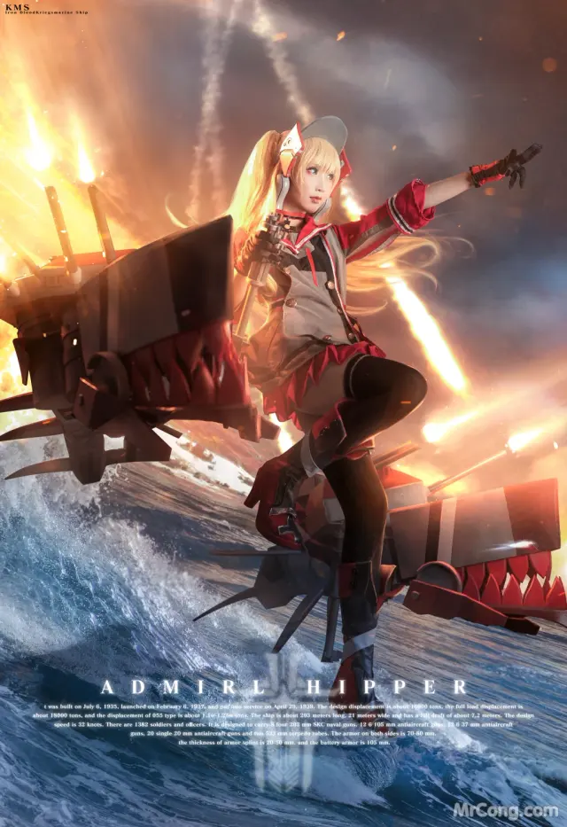 Coser@面饼仙儿 No.090: 希佩尔上将 (9 photos)