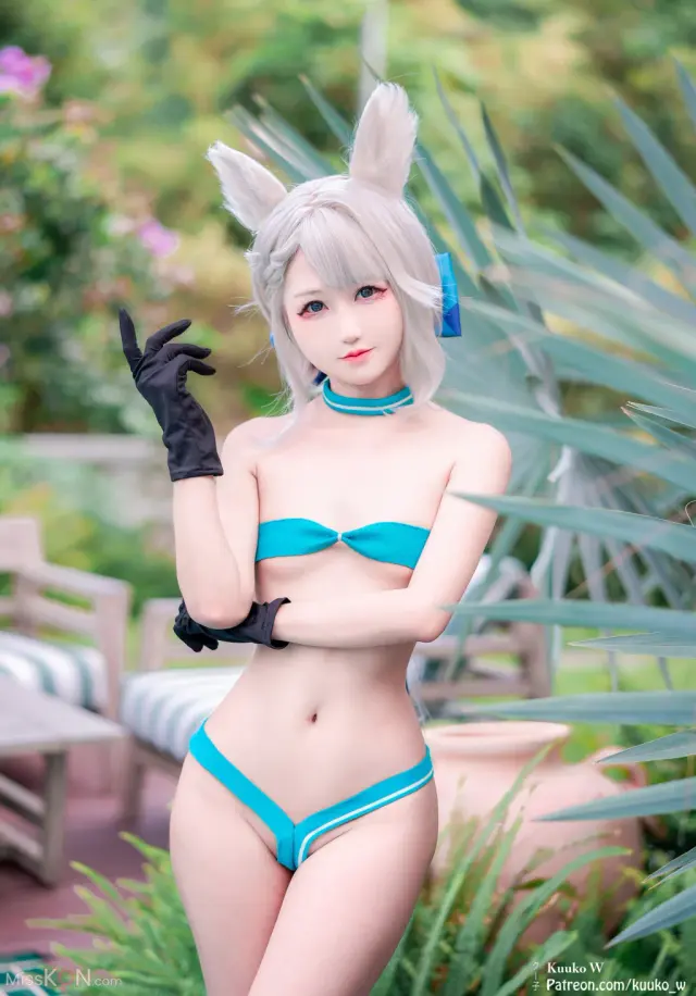 Coser@KuukoW No.196: Lynette Bikini (30 photos)