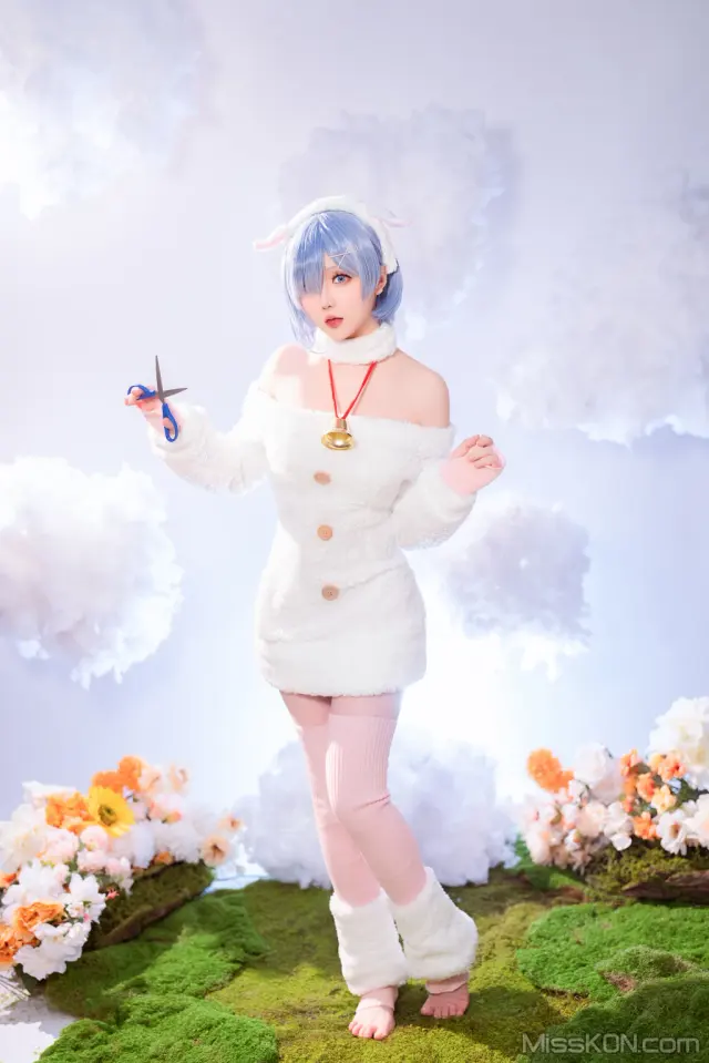 Coser@星之迟迟Hoshilily: 2024年01月计划赠品 RE：0 蕾姆 绵羊ver (38 photos)