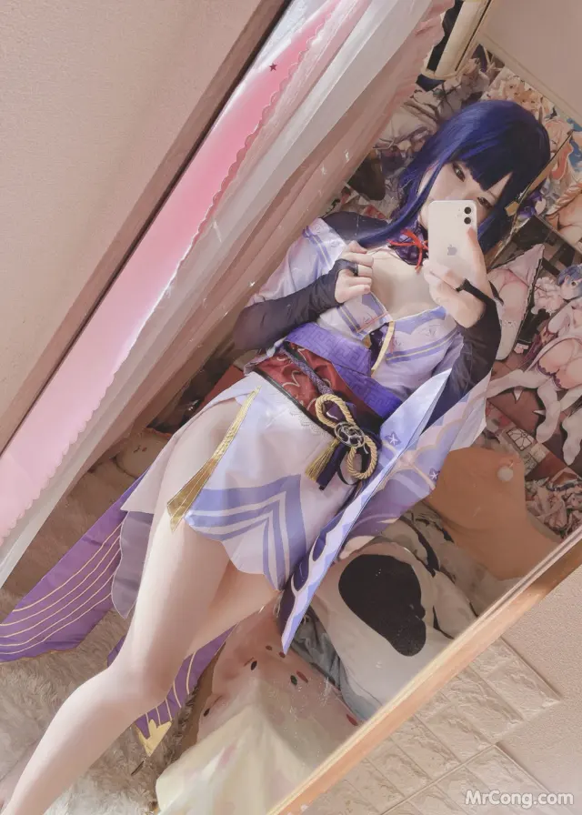 Coser@习呆呆: 原神 雷电将军 (27 photos + 2 videos)
