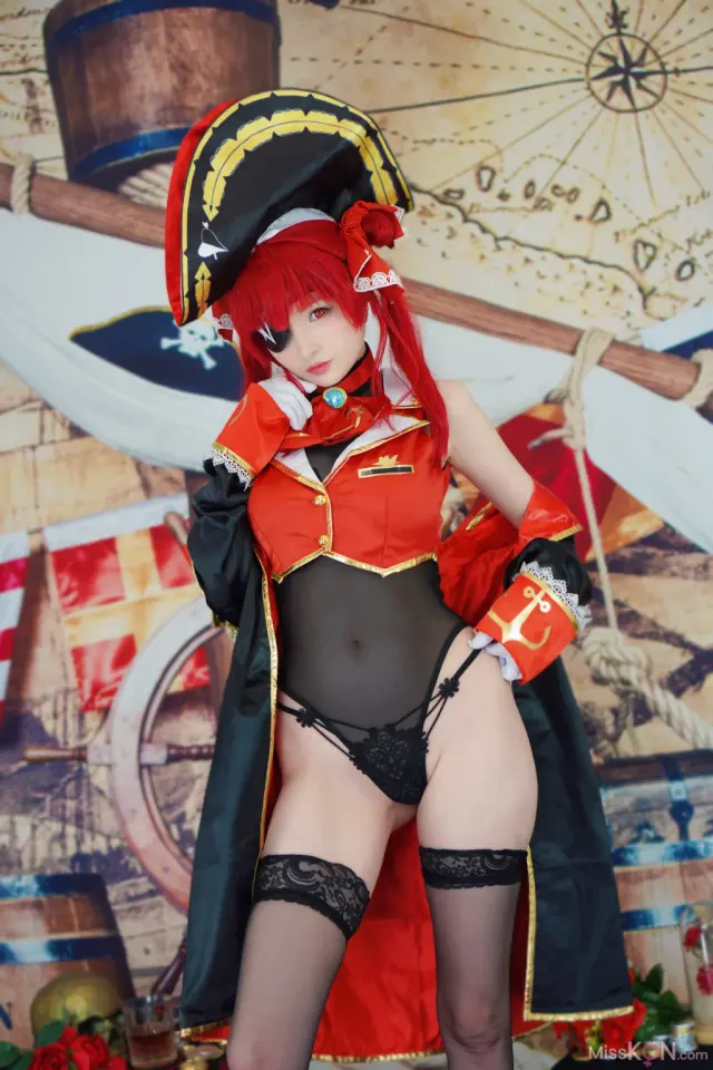 Coser@Hidori Rose: Houshou Marine (30 photos + 1 video)