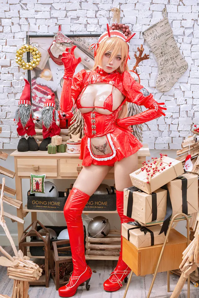 Coser@Byoru – Powa Christmas (52 photos)