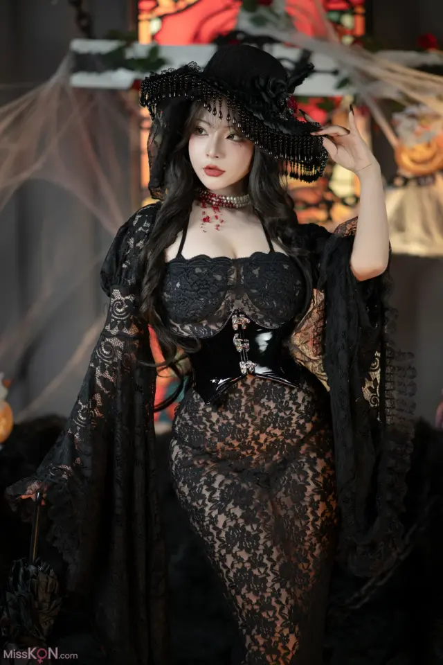 Coser@yuuhui玉汇: 2024万圣节特辑 魔女狂欢夜 (133 photos + 1 video)