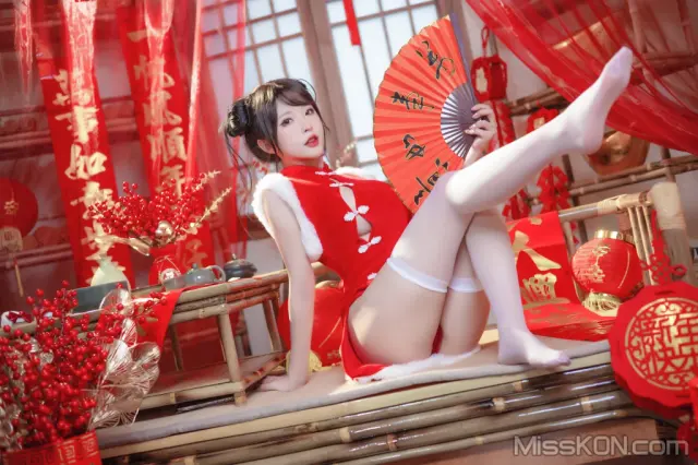 Coser@清水由乃: 新年旗袍 (78 photos)