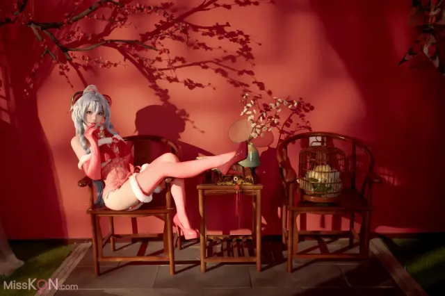 Coser@Bangni邦尼: 甘雨新春 (91 photos + 8 videos)