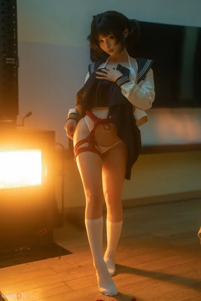 Coser@蠢沫沫 (chunmomo): 红绳 (18 photos)