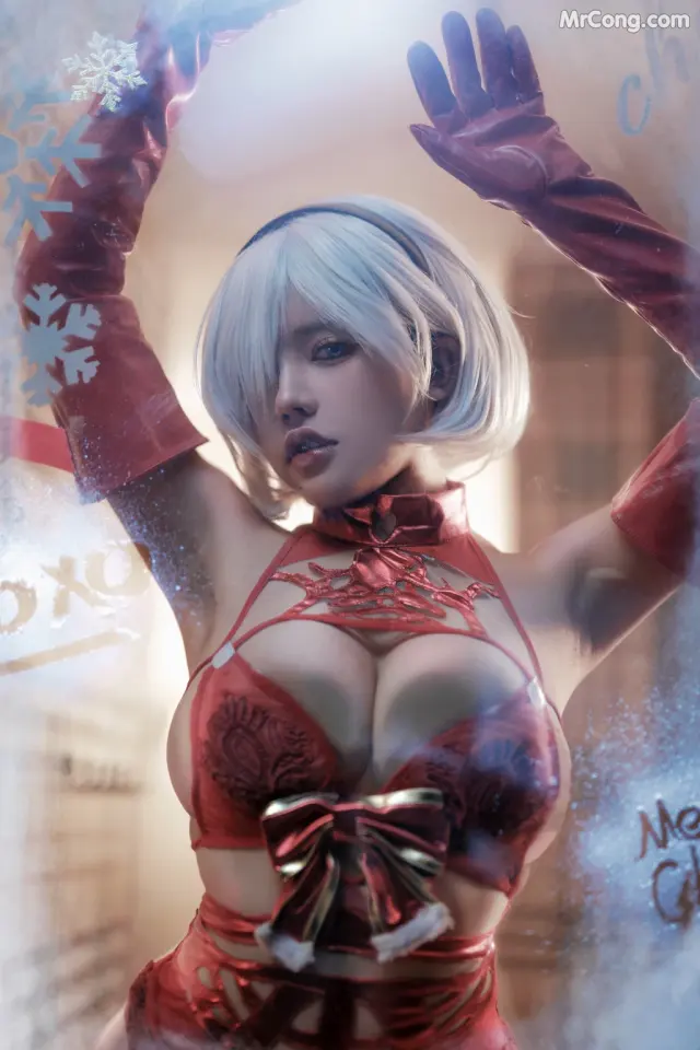 Coser@一笑芳香沁 No.020: 2B圣诞 (30 photos)