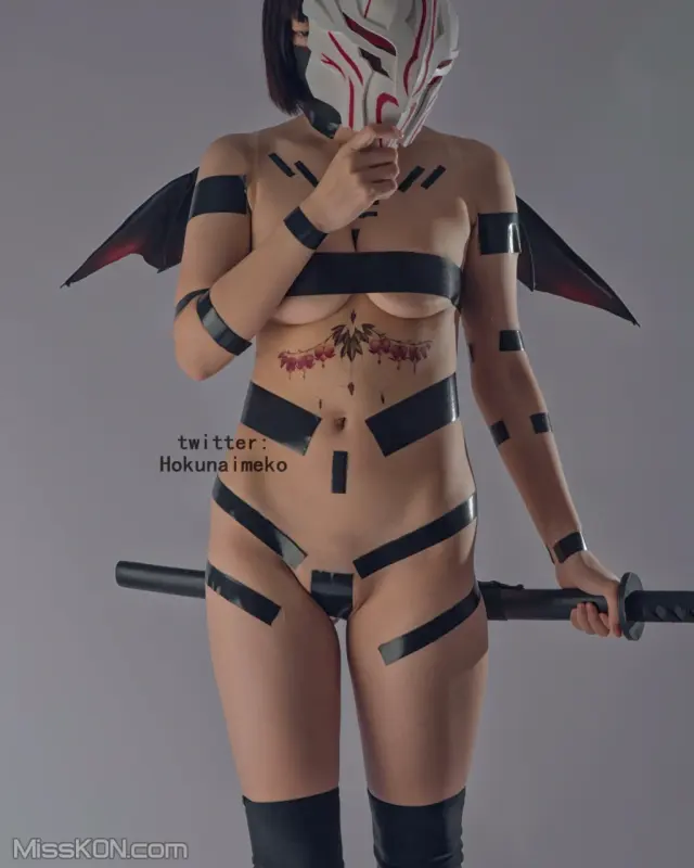 Coser@Hokunaimeko (北乃芽子): オリジナルコスプレ　サキュバスちゃん (95 photos + 2 videos)