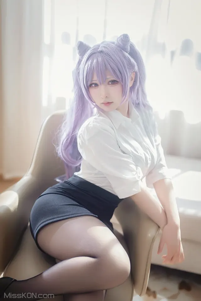 Coser@樱梨梨: 刻晴秘书 (23 photos)