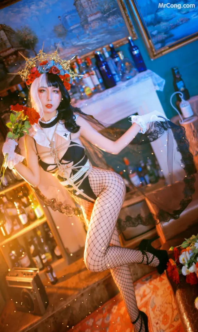 Coser@云溪溪 (Yunx1x1) Vol.017: 奶桃 修女 (22 photos)