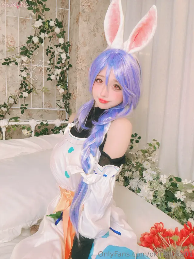 Coser@沖田凜花Rinka: Pekomama (46 photos)
