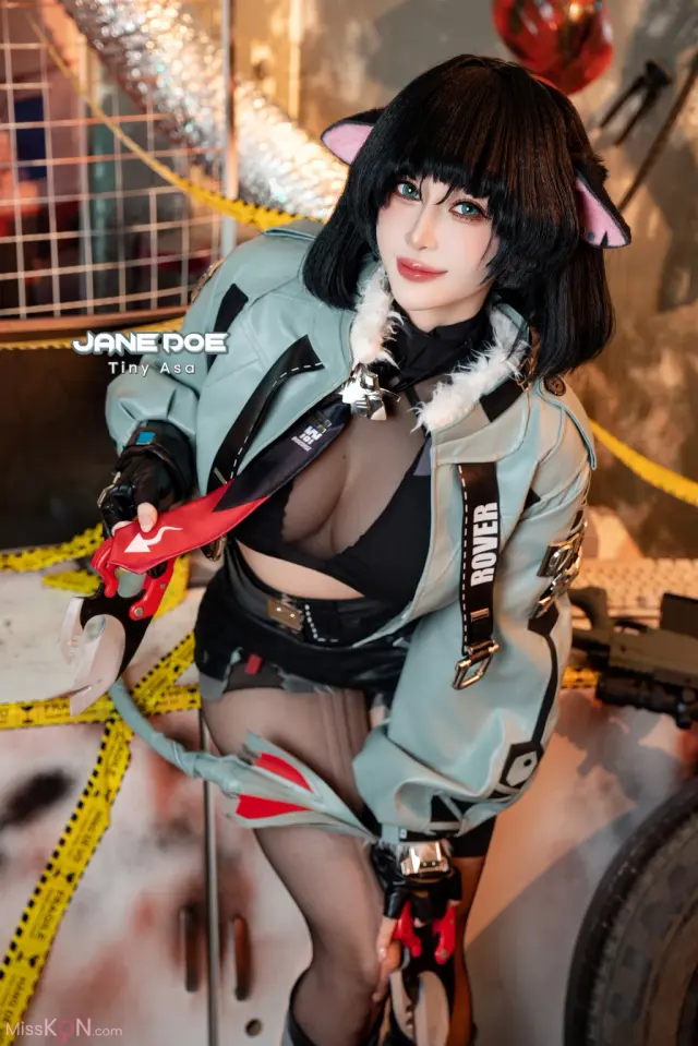 Coser@Tiny Asa: Jane Doe Zenless Zone Zero 绝区零 简·杜 (49 photos + 1 video)