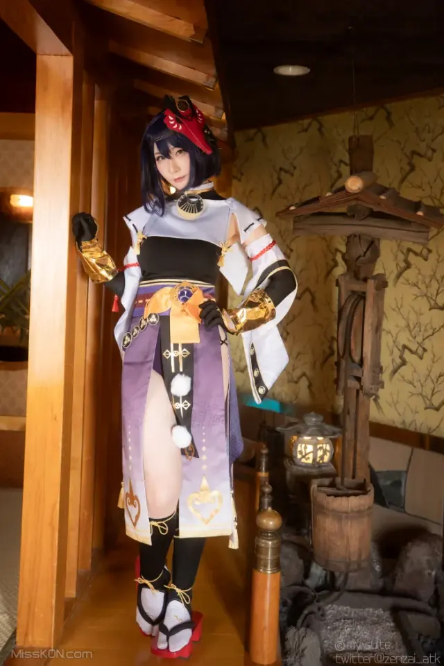 Coser@Atsuki (あつき): Genshin Impact Yae Miko & Kujou Sara (402 photos + 1 video)