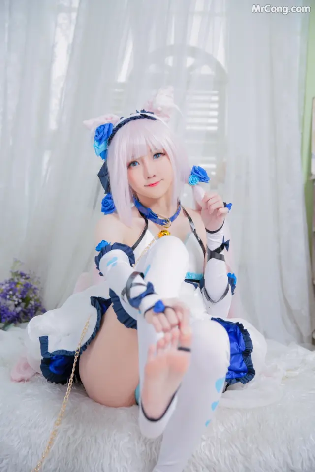Coser@Sally多啦雪 (Sally Dorasnow): Nekopara Vanilla Lingerie (40 photos)