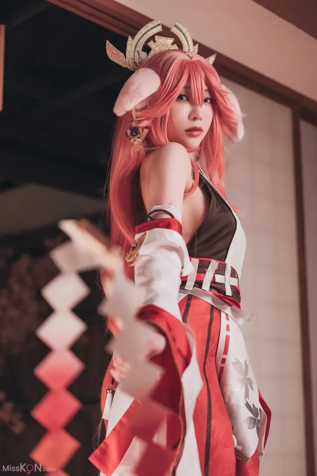 Coser@YuDan魚蛋: Yae Miko (25 photos)