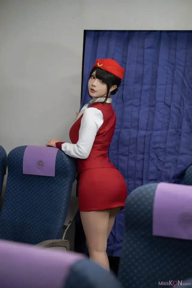 Coser@yuuhui玉汇: 升舱服务空姐 (129 photos + 2 videos)